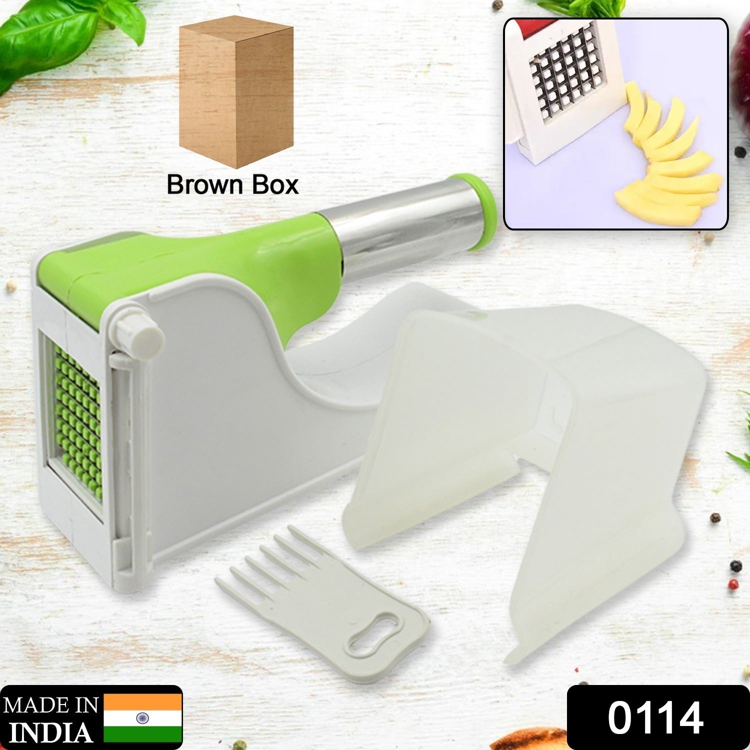 Virgin Plastic French Fry Chipser Potato Chipserpotato Slicer With Container Virgin Plastic French Fry Chipser Potato Chipserpotato Slicer With Container